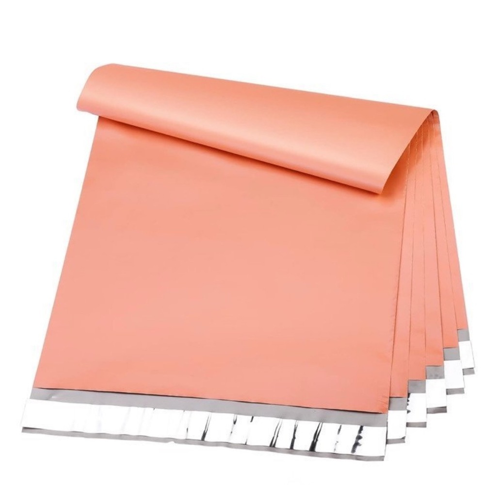 Large Peach Pink Polymailers 20 Pack